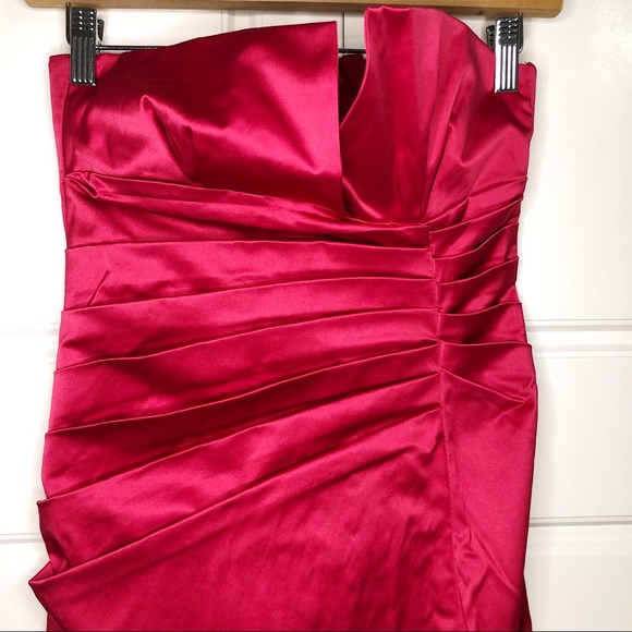 Urban Behaviour Small Women Pink Strapless Dress - Picture 7 of 8